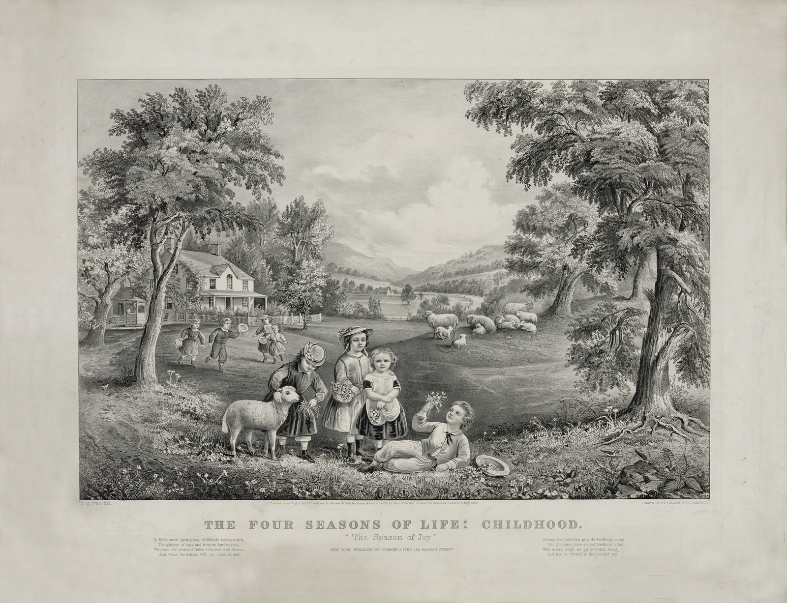 The Four Seasons of Life: Childhood — historic image