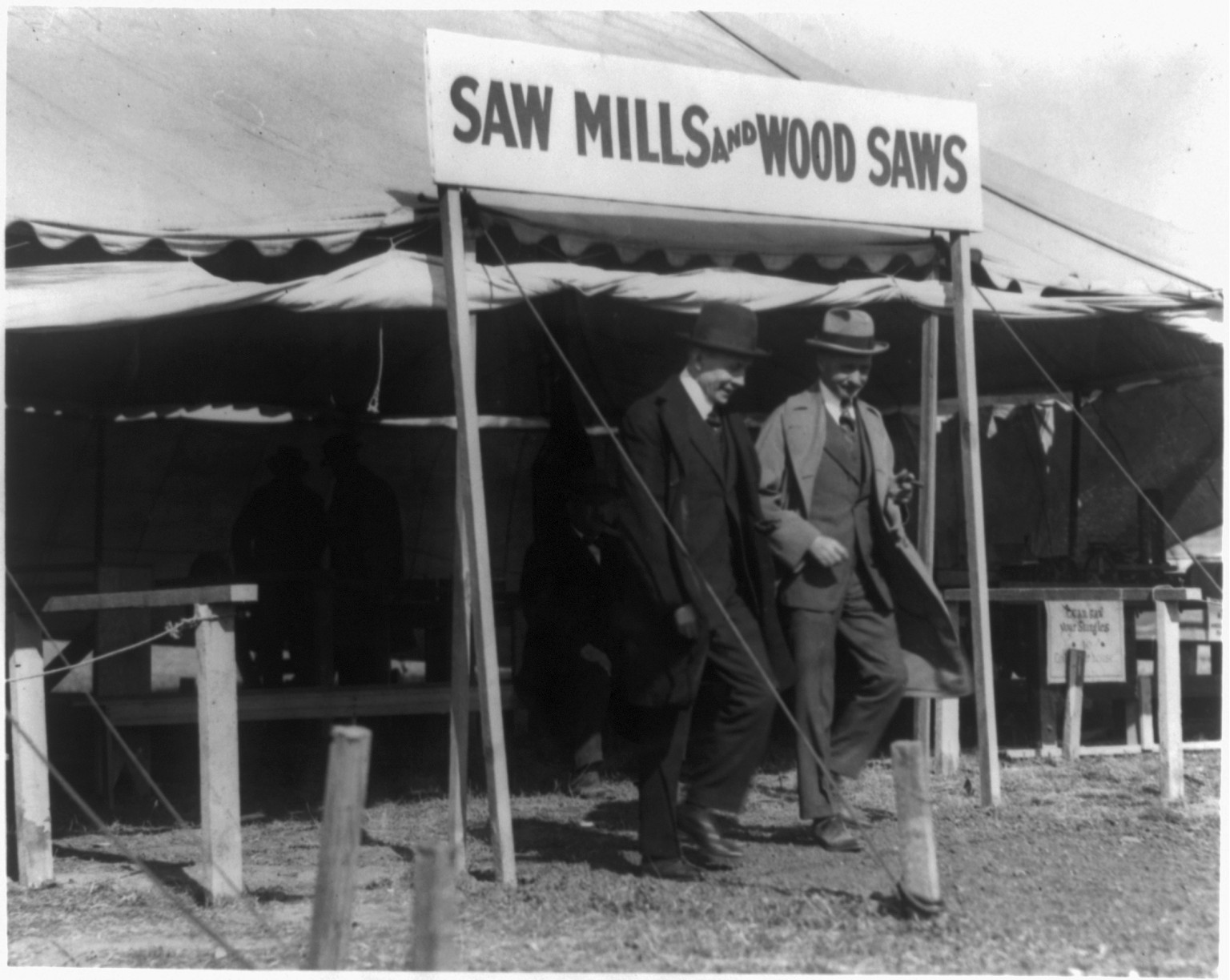 At Ford tractor show, [between 1920 and 1930] — historic photograph