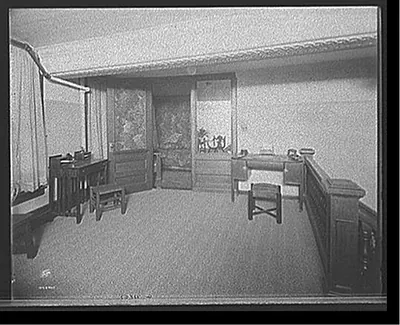 [E.M. Bigsby Co. show rooms, private office from balcony]