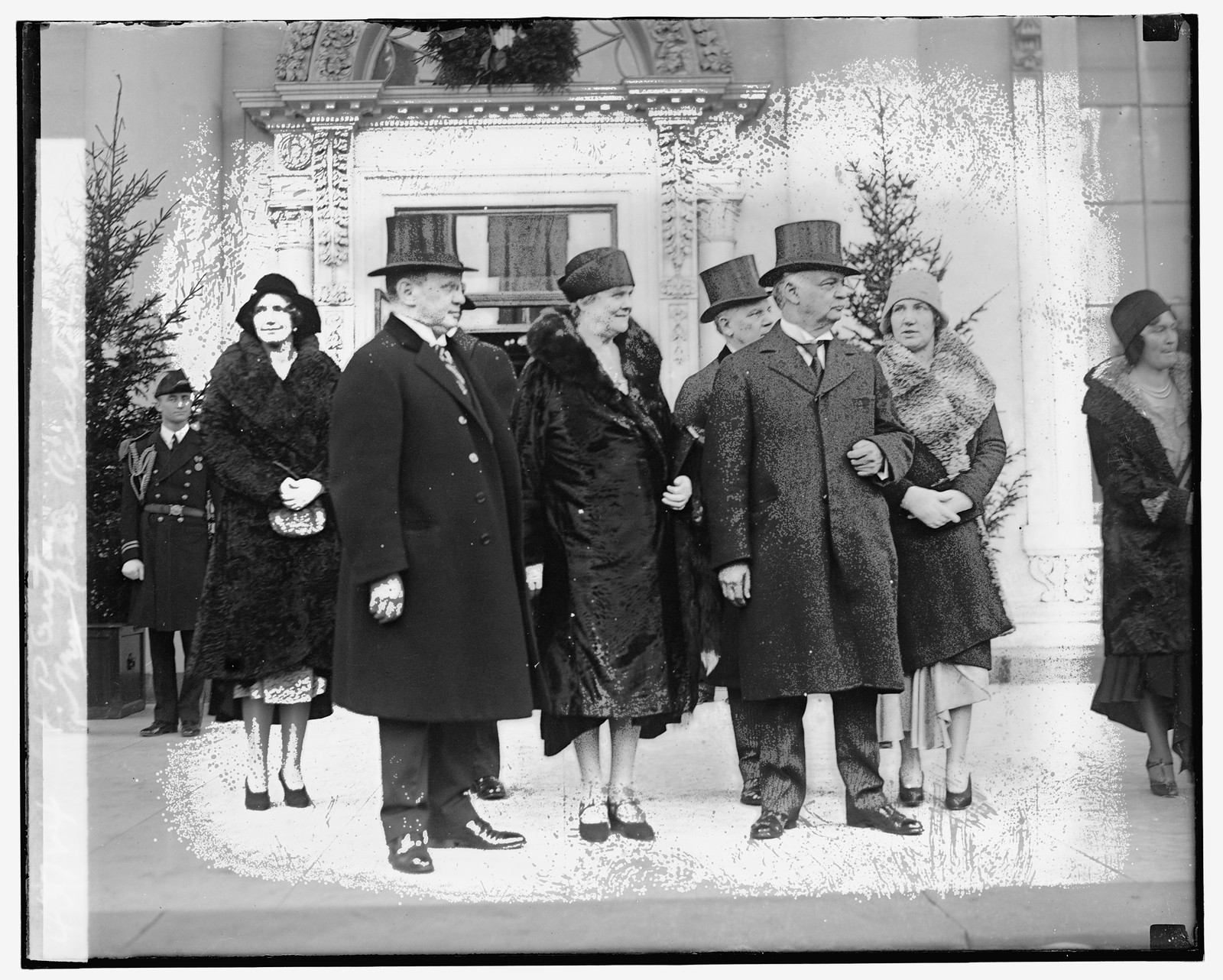 V.P. Curtis, New Year Reception, [between 1909 and 1932] — historic photograph