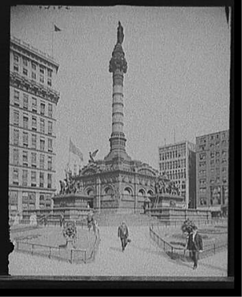 Soldiers & Sailors Monument, Cleveland, O[hio], c1905. — historic photograph