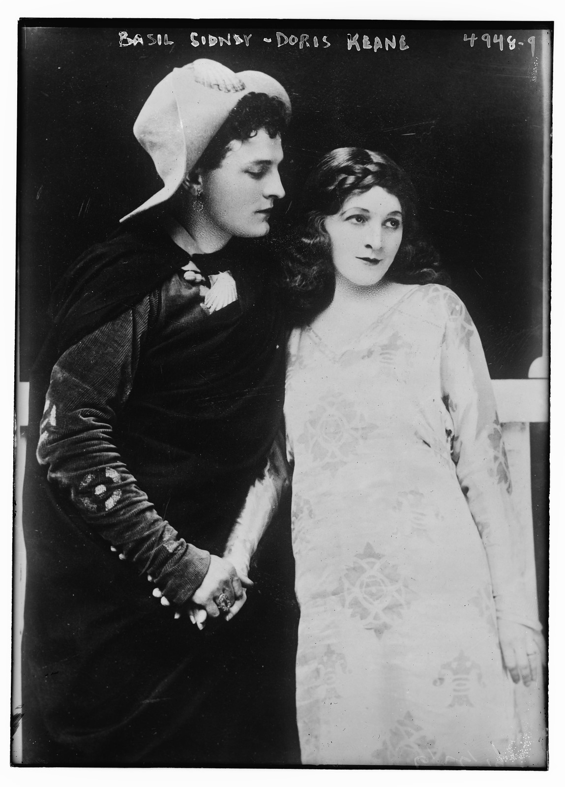 Basil Sidney, Doris Keane, n/a — historic photograph