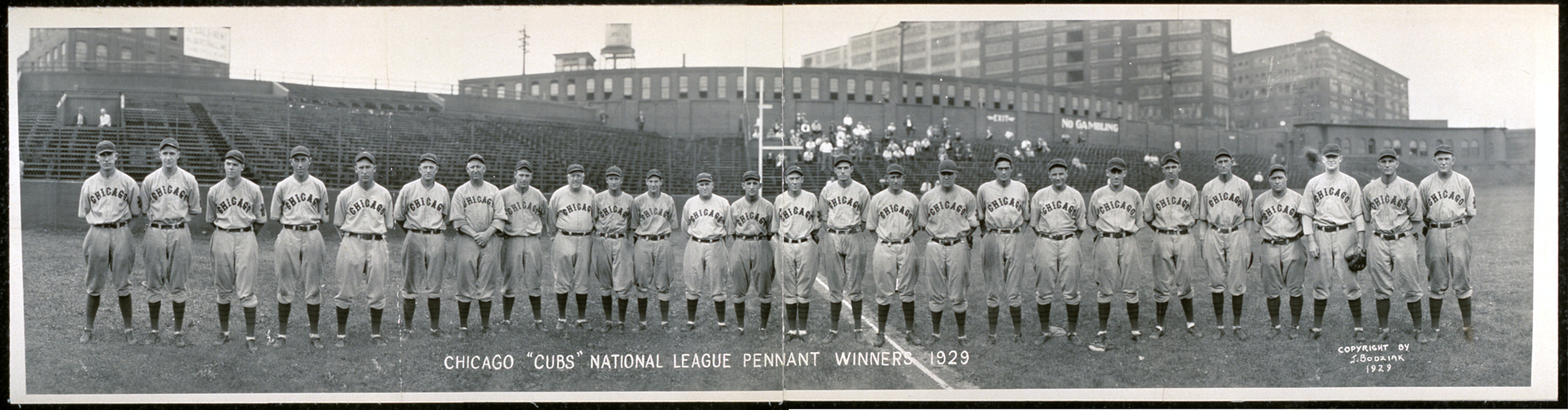 IL Chicago Cubs Baseball Team, 1929 — historic image