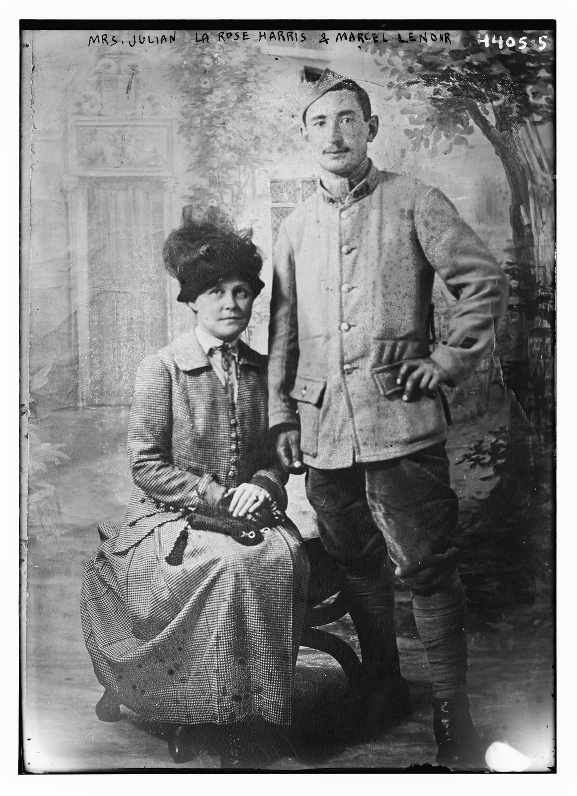 Mrs. Julian La Rose Harris & Marcel Lenoir, n/a — historic photograph