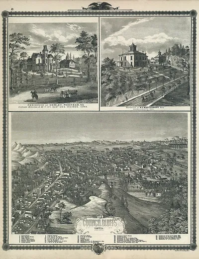 Council Bluff, Iowa, 1875