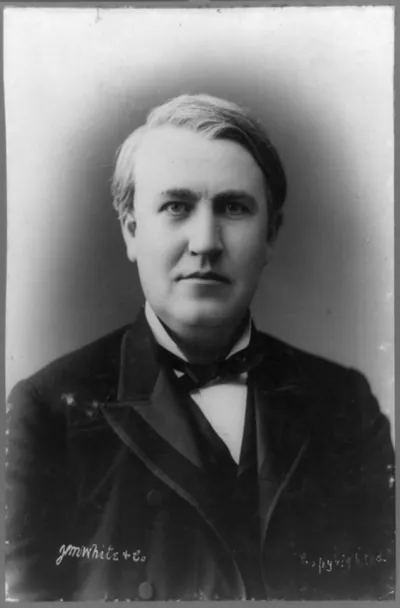 [Thomas Edison, half-length portrait, facing front] / J.M. White & Co.