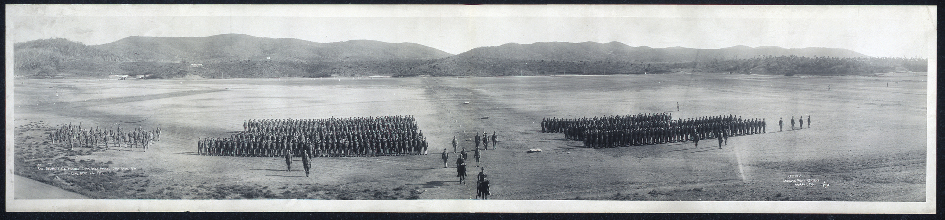 Marines Camp, Deer Point, Guantanamo Cuba, 1911, 1911 — historic image