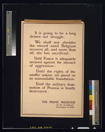 It is going to be a long drawn-out struggle. [...] / printed by Roberts & Leete Ltd., London.