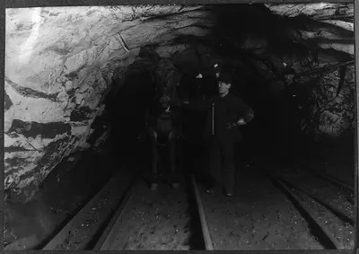 A young leader and a driver, Shaft #6, Pennsylvania Coal Company. Pasquale Salvo and Sandy Castina. Location: Pittston, Pennsylvania.