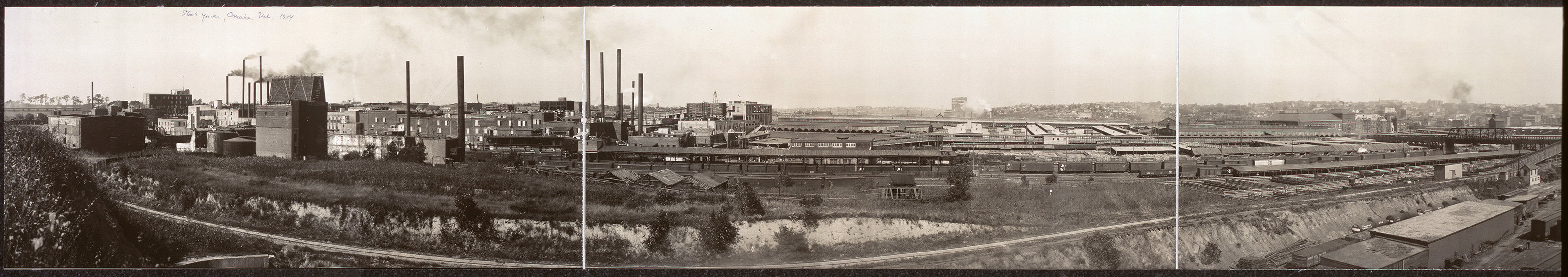 Omaha Stock Yards, Nebraska, 1914, 1914 — historic image