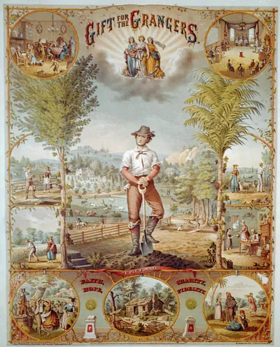 Gift for the grangers / J. Hale Powers & Co. Fraternity & Fine Art Publishers, Cin'ti. ; Strobridge & Co. Lith. Cincinnati, O.
