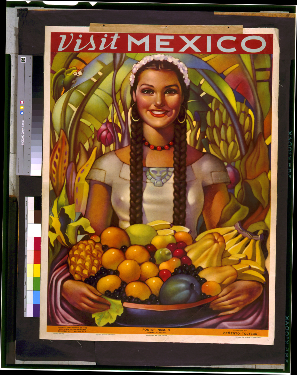 Visit Mexico, Mexico : Tourist Department of the Mexican Government, [between 1940 and 1950] — vintage poster