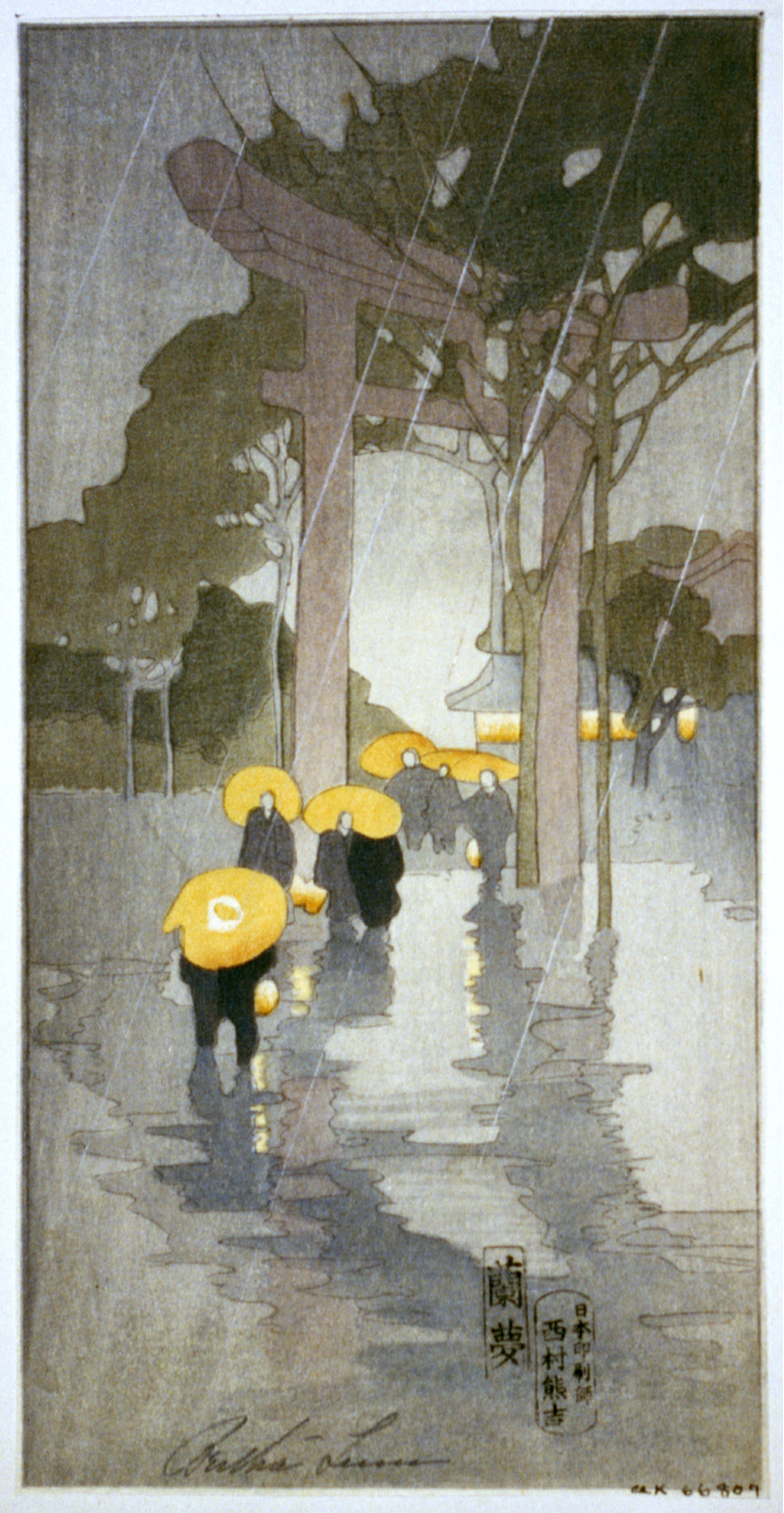 Temple gate / Bertha Lum, c1913. — historic print