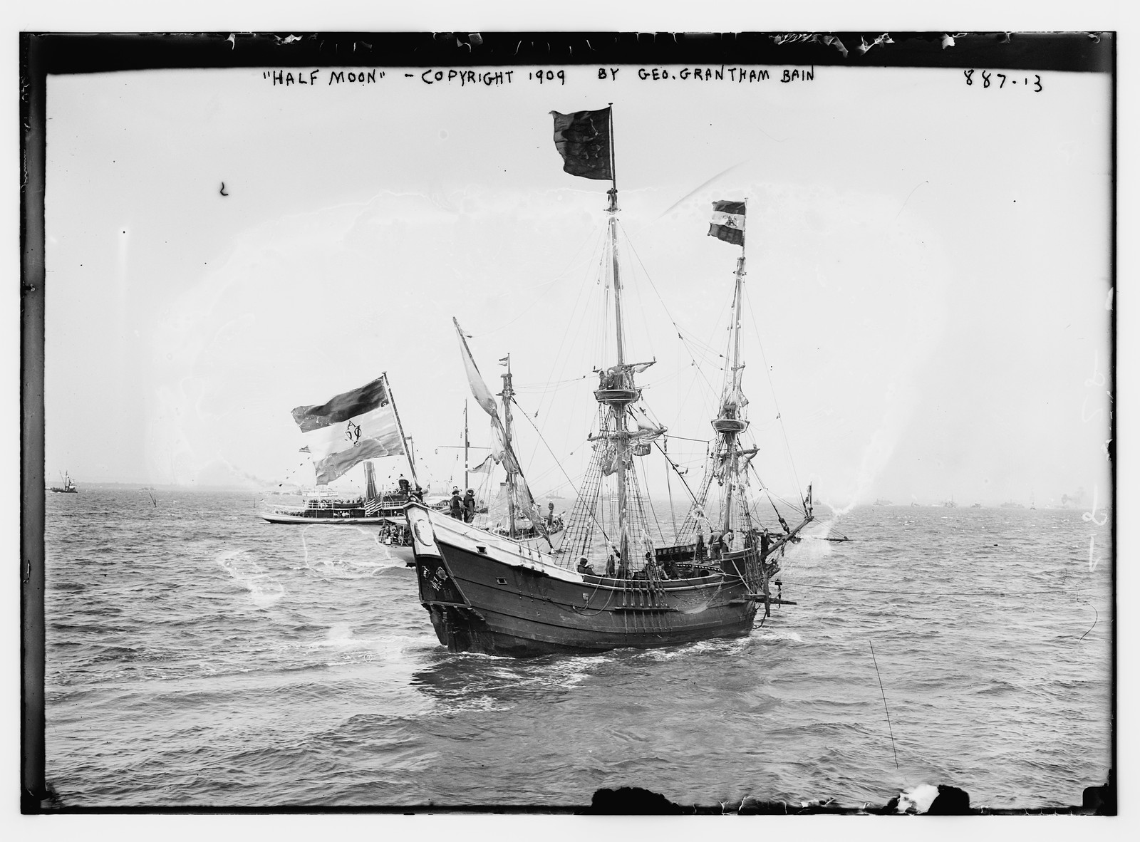 Half Moon - sailing vessel, n/a — historic photograph