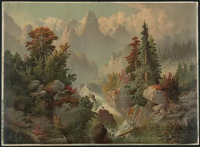 Cascade in the Rocky Mountains