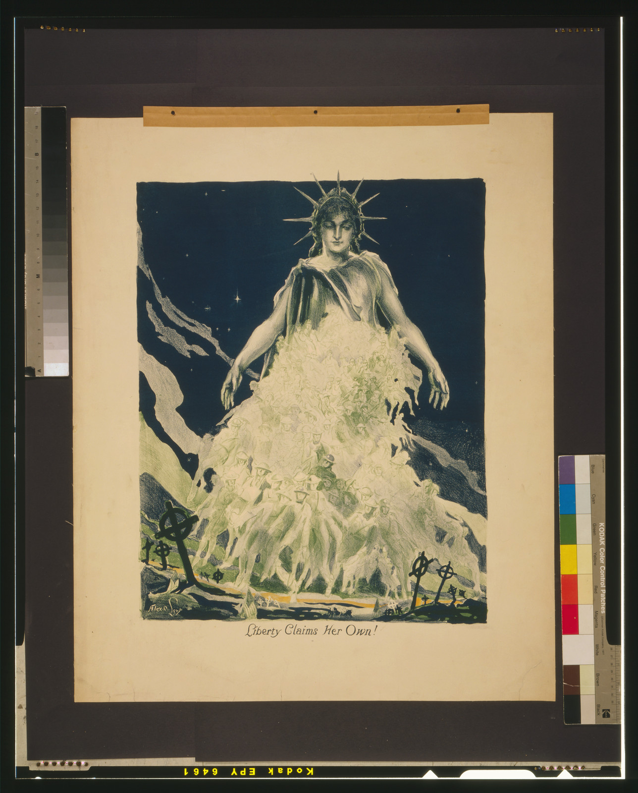 Liberty claims her own! / Alex. O. Levy., [1917 or 1918] — vintage poster