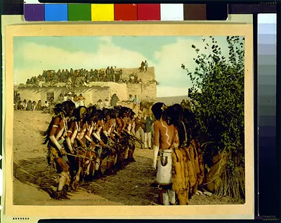Antelope priests chanting at Kisi Moki snake dance