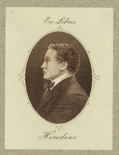 Bookplateof Harry Houdini