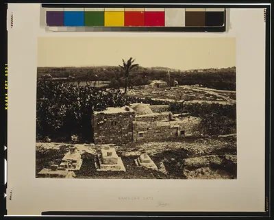 Samson's gate, Gaza / Frith.