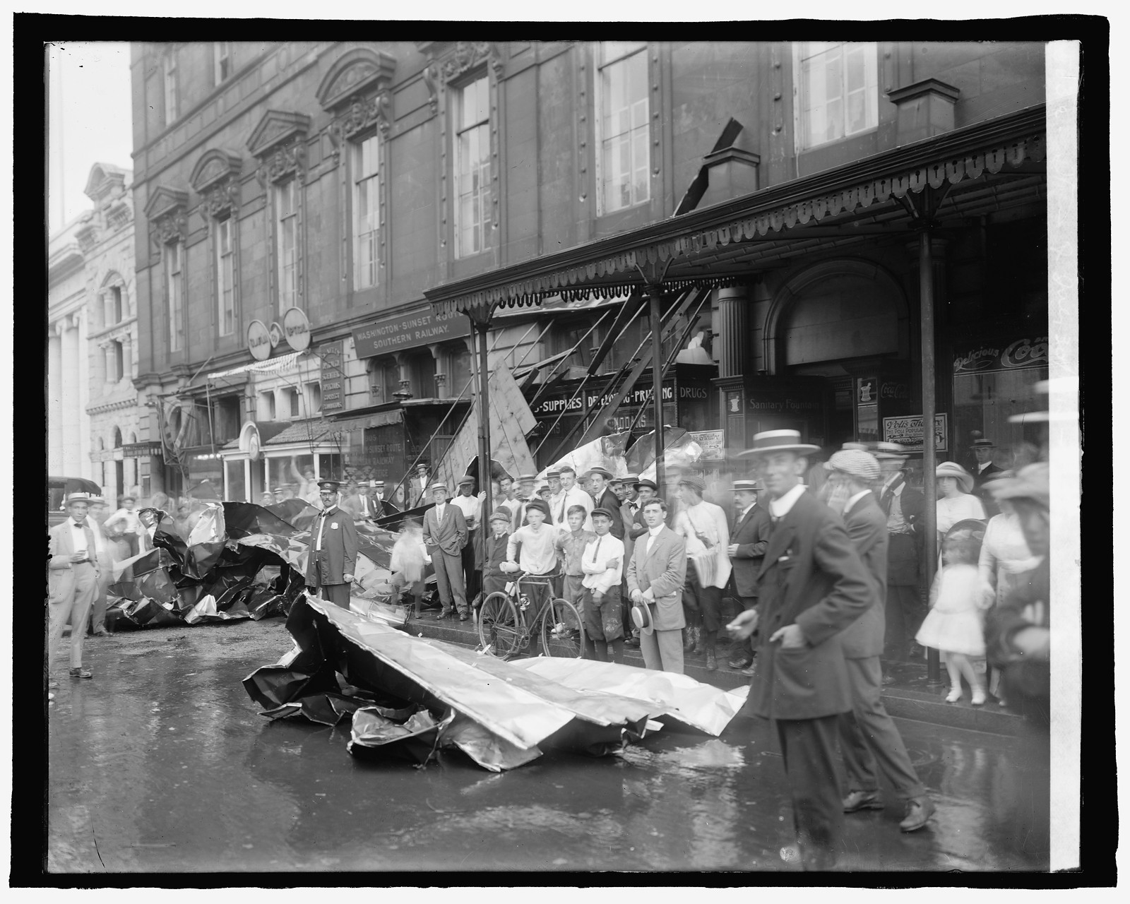 Storm of July 30, 1913, 1913 July 30. — historic photograph