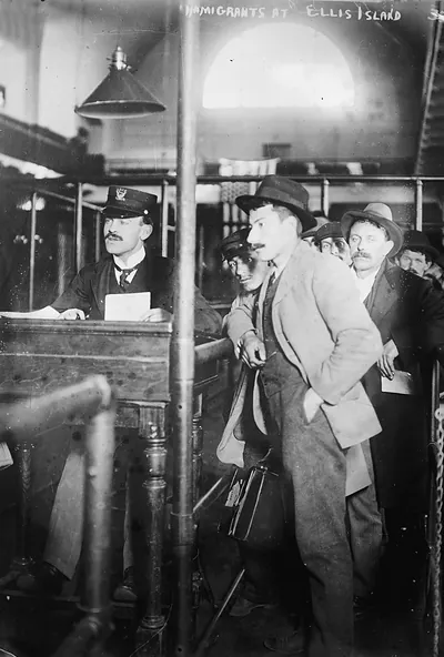Immigrants at Ellis Island