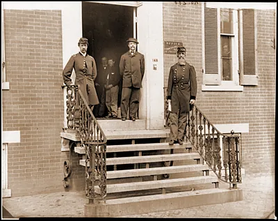 Washington D.C. Gen. William Hoffman Commissary General of Prisoners (at right) and
