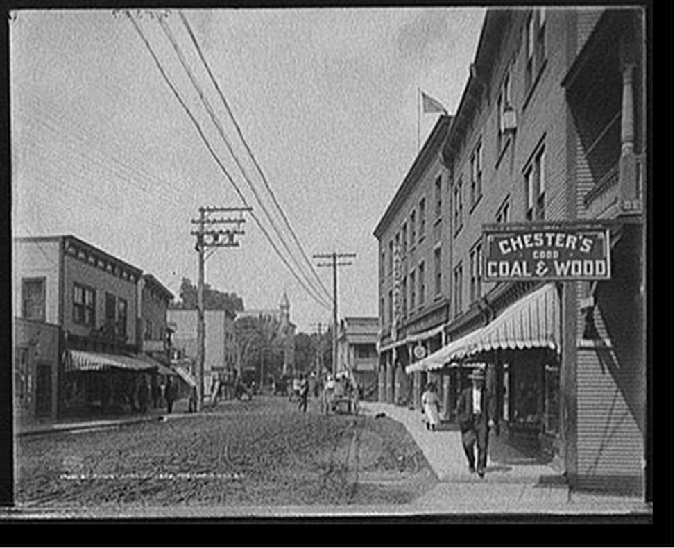 Broadway, Saranac Lake, Adirondack Mts., N.Y., c1909. — historic photograph