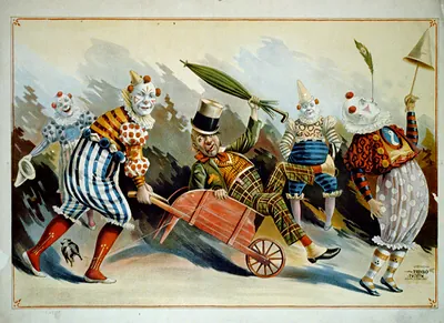 [5 circus clowns]