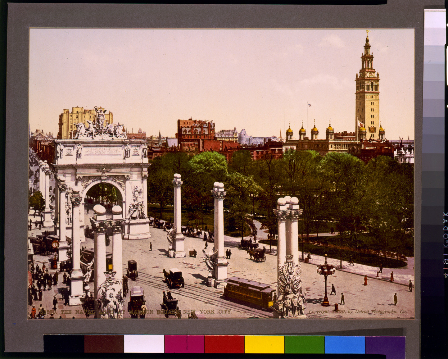 The Naval Arch at Madison Square, New York City, [ca. 1900] — historic print