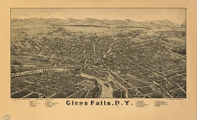 Glens Falls, New York, 1884