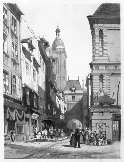 Rue de la Grosse Horloce, Rouen [France]