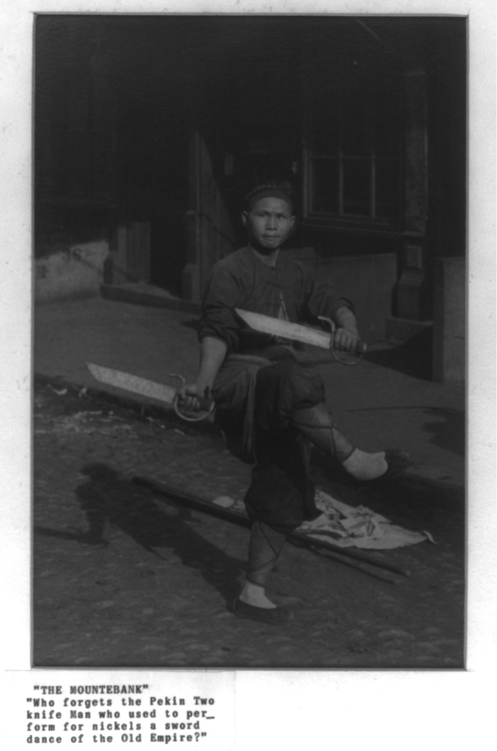 San Francisco Chinatown: The Mountebank"", [no date recorded on caption card] — historic photograph