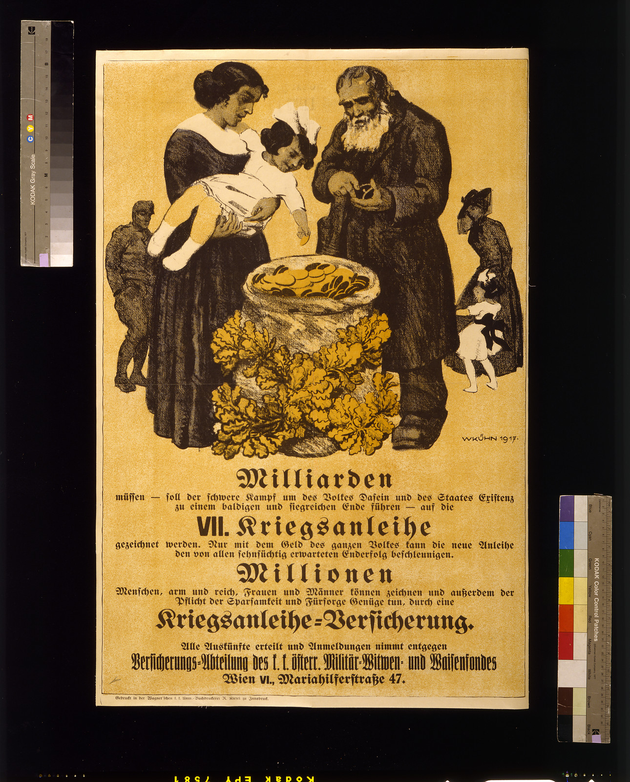 Milliarden VII Kriegsan, 1917 — historic image