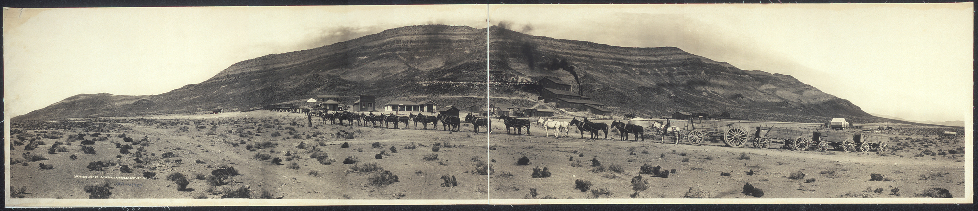 Bonnie Clare Mill, Nevada, 1907, 1907 — historic image
