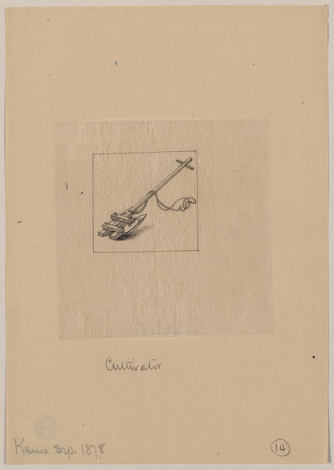 [Japanese drawing], 1750 — historic drawing