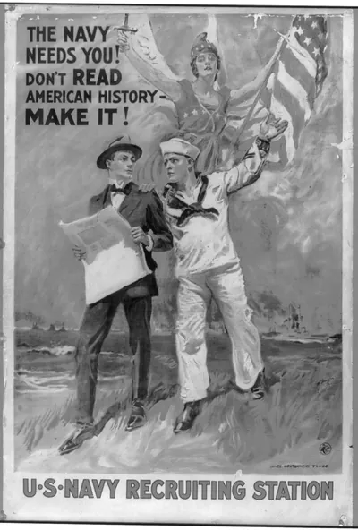 The Navy needs you! Dont read American history - make it! / James Montgomery Flagg The H.C. Miner Litho. Co. N.Y.