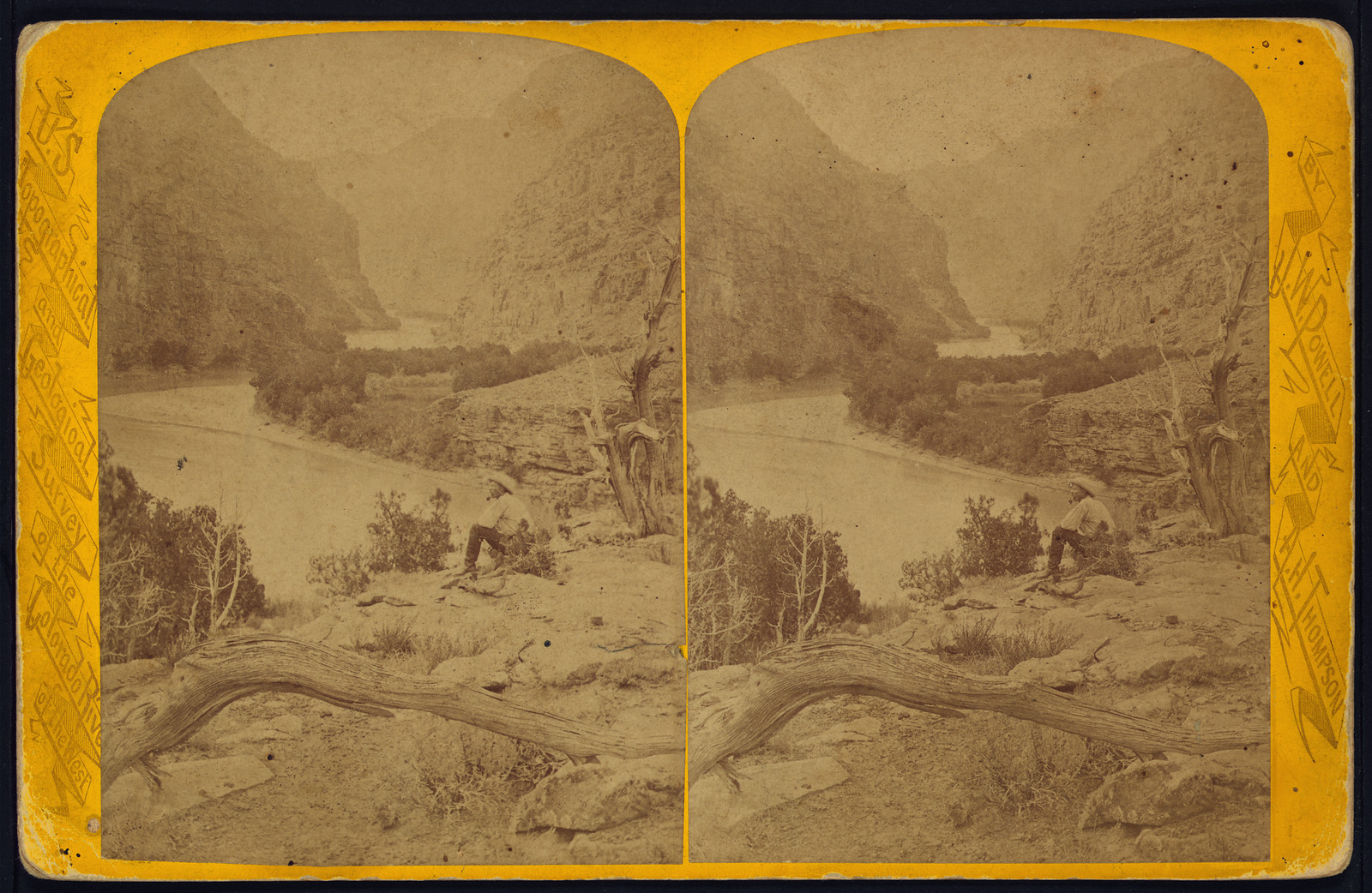 The Gate of Lodore, 1874 — historic photograph