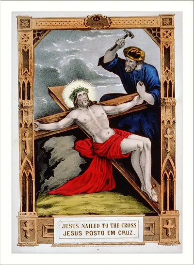 Jesus nailed to the cross / Jesus posto em cruz