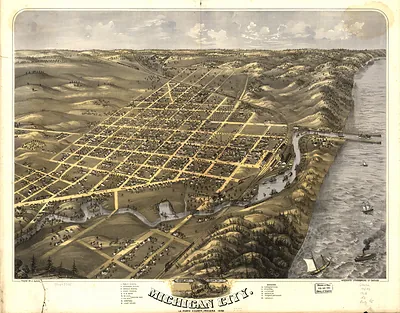 Michigan City, Indiana, 1869