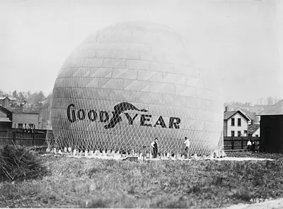 [Good Year balloon]