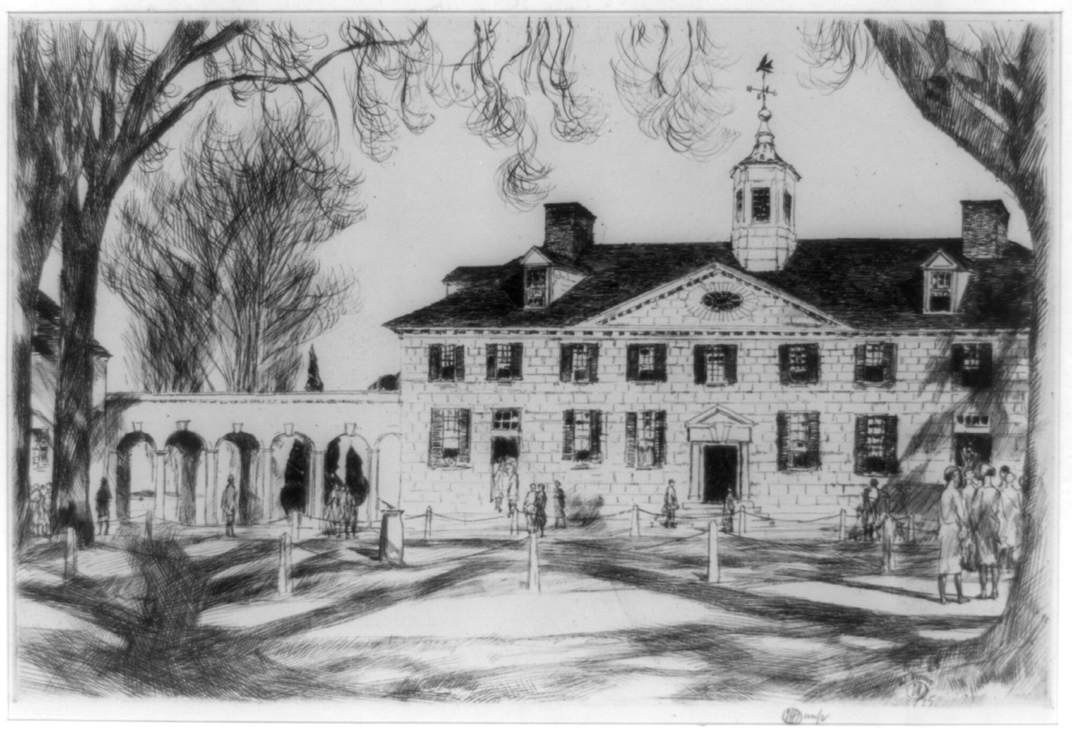 [Washington's home, Mount Vernon], 1925 — historic print