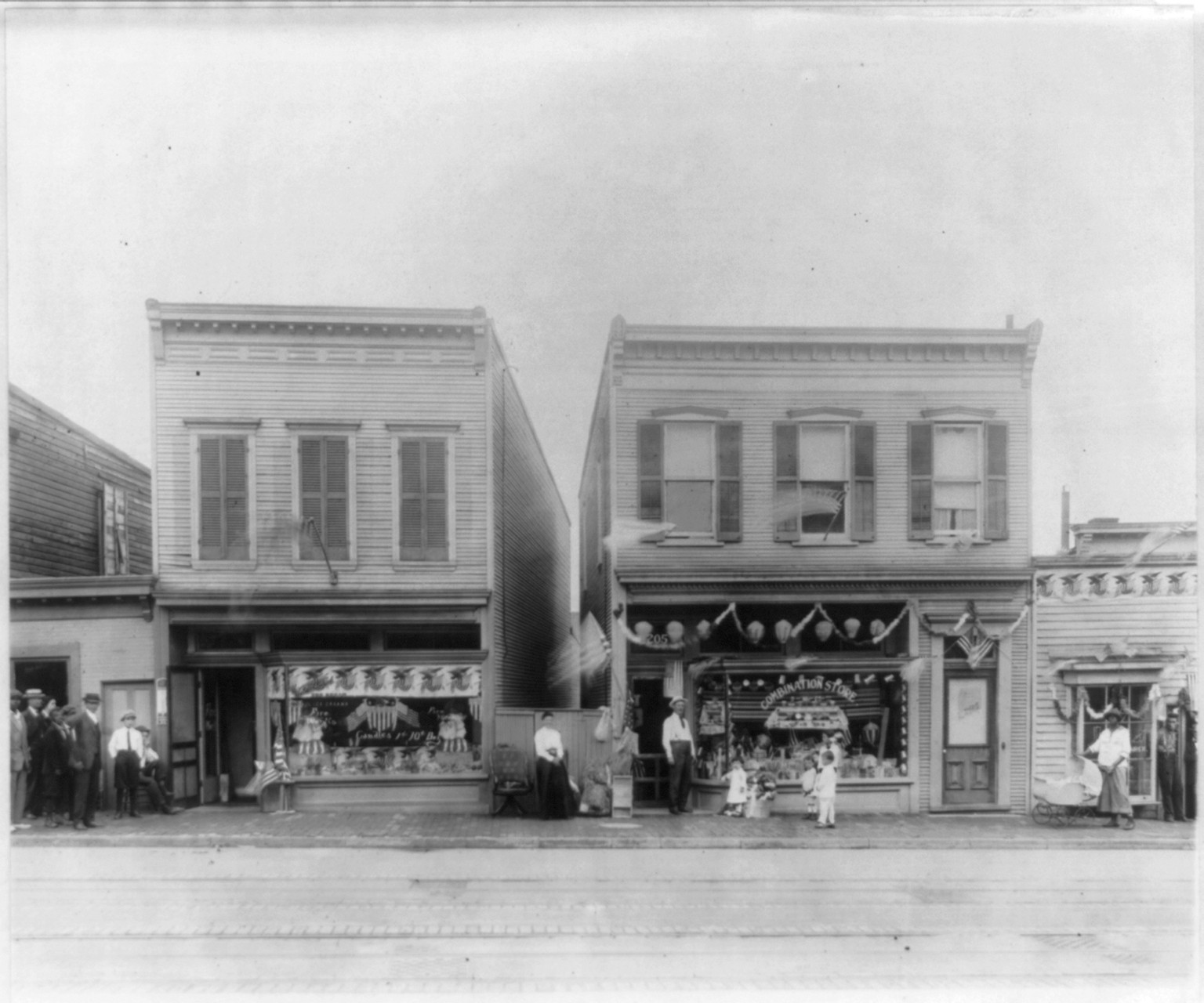 Stores in Anacostia, Washington, D.C., [1919?] — historic photograph