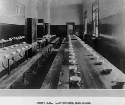 Ellis Island: Dining Hall - main building