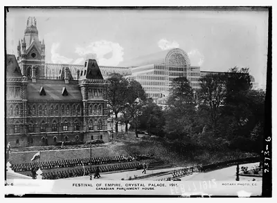 Festival of Empire, Crystal Palace, 1911; Candian Parliament House