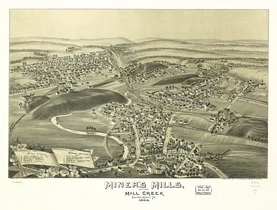 Miner's Mills, Pennsylvania, 1892