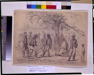 A breakdown in the wagoner's camp