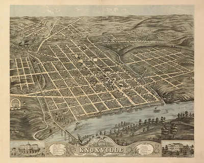 Knoxville, Tennessee, 1871