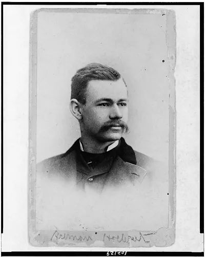 [Herman Hollerith, head-and-shoulders portrait, facing right] / G.W. Pach, photographers, New York.
