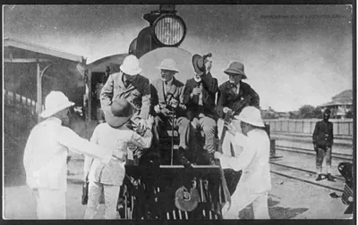 Roosevelt going into Africa