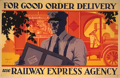 For good order delivery use Railway Express Agency / Robert E. Lee.